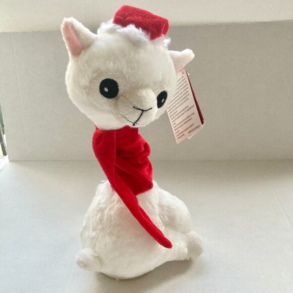 Aldi's Merry Moments Singing Llama Christmas Plush Stuffed Animal Moving Candy - Picture 5 of 12